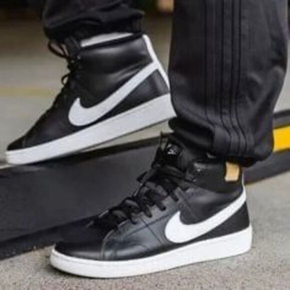 Mens Nike COURT ROYALE 2 MID Basketball Sneakers Sz 9  Black Onyx CQ9179 001 main image 8